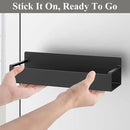 4 Pack Magnetic Spice Rack Organizer for Refrigerator and Oven, Black Fridge Organizers and Storage for Kitchen by CozyNest Decor