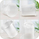 1 Gallon Reinforced Clear Nursery Pots with Drainage Hole, 30 Packs, 6.7 Inch Transparent Pots for Seedlings, Indoor/Outdoor Plants, Veggies, Flowers, and Professional Nursery Use by GreenHaven Gardens