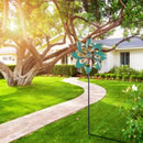 VEWOGARDEN Garden Decor Wind Spinners, Small Waterproof Metal Pinwheels Wind Spinner for Yard and Garden 37 * 10inches (Single Blade) by GreenHaven Gardens