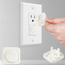 Outlet Covers Baby Proofing, 48 Pack Child Proof Plug Socket Covers Electric Plug Protectors Safety Caps with Hidden Pull Handle, for US 3-Prong, Snail by TinyTreasures Baby Boutique