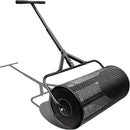 Compost Spreader, Durable Lawn Roller, Manure Spreader with Upgrade T Shaped Handle, Top Soil Spreader for Lawn and Garden Care Manure Spreaders Roller (16 Inch-T-Black-S) by GreenHaven Gardens