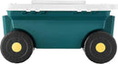 VEVOR Garden Scooter with Seat, 2 in 1 Rolling Garden Cart with Storage Bin, Supports up to 227 lbs, Outdoor Wagon with Handle, Lightweight Storage Gardening Stool for Yard Weeding Planting by GreenHaven Gardens