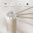Tripod Clothes Drying Rack, Garment Rack Portable and Foldable Space Saving Laundry Drying Rack - Dryer Rack Clothing Floor Folding Balcony Bedroom Household (Silver(Aluminum), 12 rods)