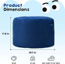 Hobestluk Bean Bag Chairs 2.5FT Bean Bag Chair with Memory Foam Filled & Machine Washable Cover,Beanbag Chair, Small Bean Bag Chairs for Playroom, Living Room, Bedroom by CozyNest Decor