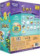 Imagimake 5 in 1 Awesome Craft Kit | Over 15 Projects - Creative DIY Arts & Crafts, Craft Kit for Kids | Gifts for 5 6 7 8 9 10 11 12 Years Old Girls & Boys | Arts and Crafts for Kids Ages 6-8 & 8-12 by TinyTreasures Baby Boutique