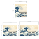 The Great Wave off Kanagawa by Katsushika Hokusai Wall Mural.
