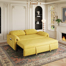 54 "yellow sofa Sofa bed dual purpose living room retractable bed velvet