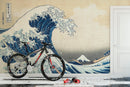 The Great Wave off Kanagawa by Katsushika Hokusai Wall Mural.
