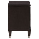 Niguel - 2 Drawer Nightstand With Felt Lined Top Drawer - Brown
