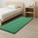 1.3" Thick Baby Play Mat for Floor, 28x72 Foam Tummy Time Mat, Padded Support Soft Plush Bedside Rugs for Infant Kids Toddler Crawling Kick Activity (Emerald) by TinyTreasures Baby Boutique