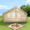 6.3m² Inflatable Camping Tent with Clear Skylight and 420D Oxford Waterproof Fabric by HouseOfZazla