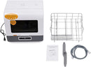 800W Portable Countertop Dishwasher, 110V Automatic Mini Dishwasher Machine with 3 Washing Programs, 360° Rotating Spray Air Drying Function for House Dorm Apartment RV by TinyTreasures Baby Boutique