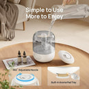 Dreo Humidifiers for Bedroom, Cool Mist Ultrasonic Humidifiers with 30Hr Runtime, Top Fill 3L Tank, Easy Clean, Humidity Sensor, Night Light for Baby, Nursery, 360° Nozzle for Plants and Home, Grey by TinyTreasures Baby Boutique