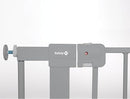 Safety 1st Easy Install Baby Gate for Doorways, Auto-Close Pressure-Mounted Magnetic Latch, Indoor Dog Gates, No Drilling, Fits 29"-38", Grey by TinyTreasures Baby Boutique