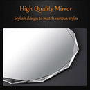 Single Beveled Edge Frameless Wall Mount Bathroom Vanity Mirror, 20” X 28” by CozyNest Decor