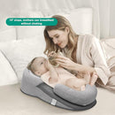 Reflux Pillow for Baby, Feeding Support Pillow, Anti Reflux Newborn Feeding Pillow, Baby Wedge Pillow for Newborn,Adjustable Wedge Lounger Pillow for Reducing Spit-Up by TinyTreasures Baby Boutique