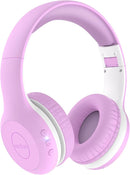 EarFun K2 Kids Bluetooth Headphones, Kids Headphones with Volume Limited, 40H Playtime, Built-in Mic, Stereo Sound, Foldable Over-Ear Headphone for School/Travel/iPad/Tablet, Violet by TinyTreasures Baby Boutique