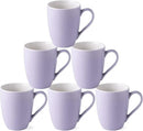GBHOME 16oz Coffee Mugs Set of 6, Large Ceramic Coffee Mugs for Man, Woman, Dad, Mom, Modern Coffee Mugs Set with handle for Tea/Latte/Cappuccino/Milk/Cocoa. Dishwasher&Microwave Safe,Puple by CozyNest Decor