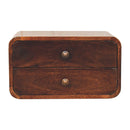 Curved Wall Mounted Bedside Nightstand by Unique Piece Furniture