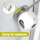 Child Proof Door Knob Covers 6 Pack Door Knob Safety Cover for Kids to Keep Kids from Opening Doors Baby Proof Door Knob Covers 2.7 Inch Large Diameter Child Safety Door Knob Cover Fit More Round Knob by TinyTreasures Baby Boutique