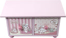 Girl Jewelry Box Pink Cute bunny Tabletop Storage Box Little girl birthday christmas Gift kids jewelry box Organizer by TinyTreasures Baby Boutique