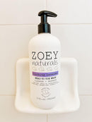 Zoey Naturals - Soothing Lavender Wash & Shampoo - Toddlers & Kids - With Tear-free, Paraben-Free, All Natural Ingredients for Sensitive Skin- 17 Oz by TinyTreasures Baby Boutique