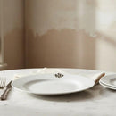Fleur de lis Melamine Lunch Plates - Set of 4 by Arthur Court Designs