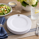 Fleur de lis Melamine Lunch Plates - Set of 4 by Arthur Court Designs