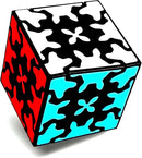 Gear Cube 3x3 with Three-Dimensional Gear Structure Magic Cube 3x3x3 Puzzles Toys (60mm) Brain Teaser Puzzle Game Toy for Children and Adults (Style B) by TinyTreasures Baby Boutique