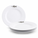 Olive Melamine Lunch Plates - Set of 4 by Arthur Court Designs