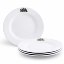 Magnolia Melamine Lunch Plates - Set of 4 by Arthur Court Designs