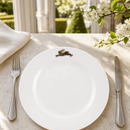 Bunny / Rabbit Melamine Lunch Plates - Set of 4 by Arthur Court Designs