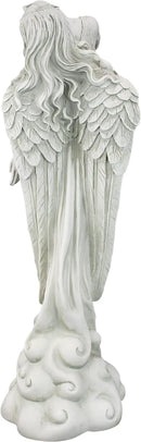 Design Toscano Ascending Angel Garden Statue, Medium, Antique Stone by GreenHaven Gardens