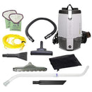 ProTeam Commercial Backpack Vacuum Cleaner, ProVac FS 6 Vacuum Backpack with HEPA Media Filtration and Residential Cleaning Service Kit, 6 Quart, Corded by CozyNest Decor