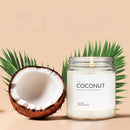1OAK Soy Wax Scented Candle (Coconut) - Long Burning Premium Hand-Poured (7oz.) by CozyNest Decor