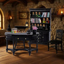 56 Pcs Halloween Miniatures Decorations 1:12 Scale Magic House Accessories Mini Wooden Bookshelf Furniture Set Tiny Sorcery Bottles Books Desk Chair Witch Hat Dollhouse Decor by CozyNest Decor