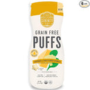 Serenity Kids 6+ Month Baby Food Puffs - White Cheddar & Cauliflower - Grain-Free, Gluten-Free & Allergen-Free - Organic Puffs for Baby - Cassava, Veggies & Herbs - 1.5 Oz, 6-Pack by TinyTreasures Baby Boutique