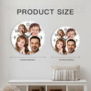 Generic Custom Wall Clock Personalized Clocks with Photo Text Logo Customize Gifts for Kitchen Bathroom Home Family Friends Gifts, 10inch-25cm by TinyTreasures Baby Boutique