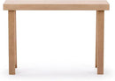 Plank+Beam Solid Wood Console Table, 46.25 Inch, Sofa Table, Narrow Entryway Table for Hallway, Behind The Couch, Living Room, Foyer, Easy Assembly, Blonde by CozyNest Decor