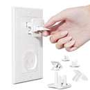 Babepai Outlet Covers Baby Proofing 42-Pack White, Child Proof Electrical Protector Safety Baby Safety Plug Covers by TinyTreasures Baby Boutique