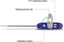 DeltaTrakessentials 11063 FlashCheck Jumbo Display Auto-Cal Needle Probe Thermometer by TinyTreasures Baby Boutique