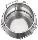 201 Food-Grade Stainless Steel Ice Bucket with Lid, 10L/2.64Gal Good Sealing Storage Canister Milk Bucket Milk Can for Coffee, Tea, Water, Milk, Soup by CozyNest Decor