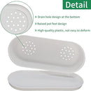 5-Pack Herb Planter,Window Boxes Planters with Multiple Drainage Holes,8.5" x 3.3" Oval Herb Garden Planter indoor/outdoor for Grow Plants, Flowers or Succulents, Deck Railing Window Planter Box by GreenHaven Gardens