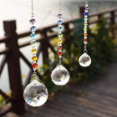 HDCRYSTALGIFTS Memorial Gift,Crystal Ball Prism Rainbow Maker Chakra Suncatcher Hanging Beads Window Sun Catcher Sympathy Gifts for Loss of Loved One,Set of 3 by GreenHaven Gardens