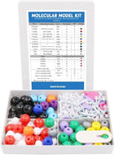 Swpeet 252 Pcs Molecular Model Kit for Inorganic & Organic Molecular Model Teacher and Student Kit - 86 Atoms & 153 Links & 12 Orbitals & 1 Short Link Remover Tool by TinyTreasures Baby Boutique