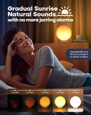 Dekala Sunrise Alarm Clock with 3-in 1 Wireless Charging Station, White Noise Sound Machine, 11 Light & 15 Sounds, Alarm Clocks for Heavy Sleepers Bedroom, Compatible with Apple Watch/Airpods/iPhone by TinyTreasures Baby Boutique