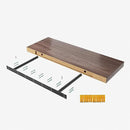 Floating Shelf, Set of 2 Wall Shelf, 30 in W x 12.75 in D x 2 in H Wooden Floating Wall Shelf with Invisible Brackets for Living Room/Bedroom/Bathroom/Kitchen Storage and Decor, Walnut by CozyNest Decor