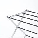Displays By Jack Portable Collapsible Clothing Dryer Rack, Foldable Drying Rack for Clothes, Lingerie, Towels, Linens, Laundry Home Apartment Must Haves, Metal Chrome Finish by CozyNest Decor