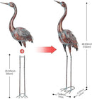 chisheen Outdoor Garden Crane Statues and Sculptures Metal Yard Art Statue for Garden Decoration Large Size by GreenHaven Gardens