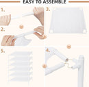 STORAGE MANIAC Sweater Drying Rack, Mesh Clothes Drying Rack, Stackable Laundry Drying Rack, Lay Flat Dryer for Delicates, Portable Dry Rack for Indoor or Outdoor, White, 6-Pack by TinyTreasures Baby Boutique